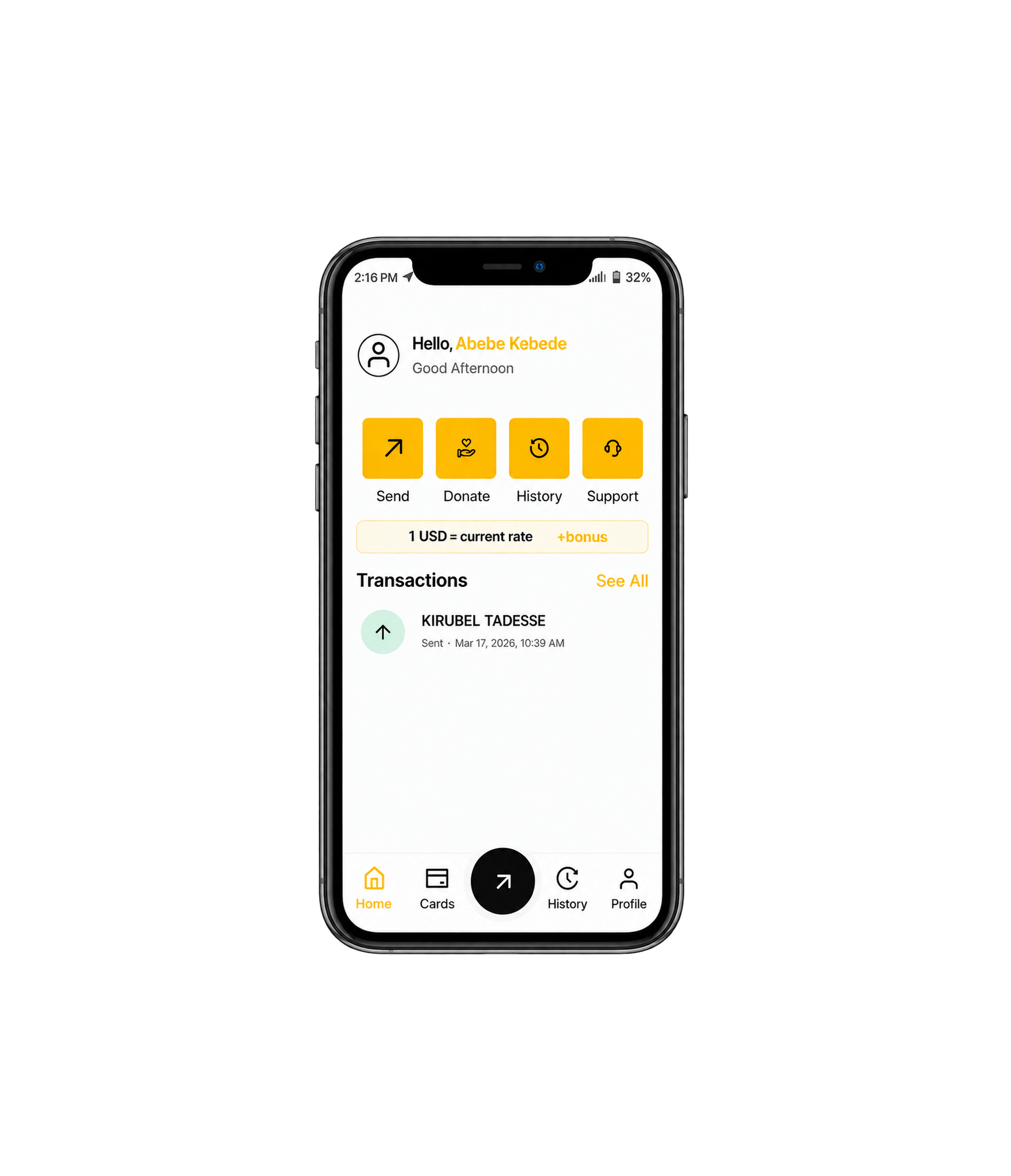 Abyssinia Remit App