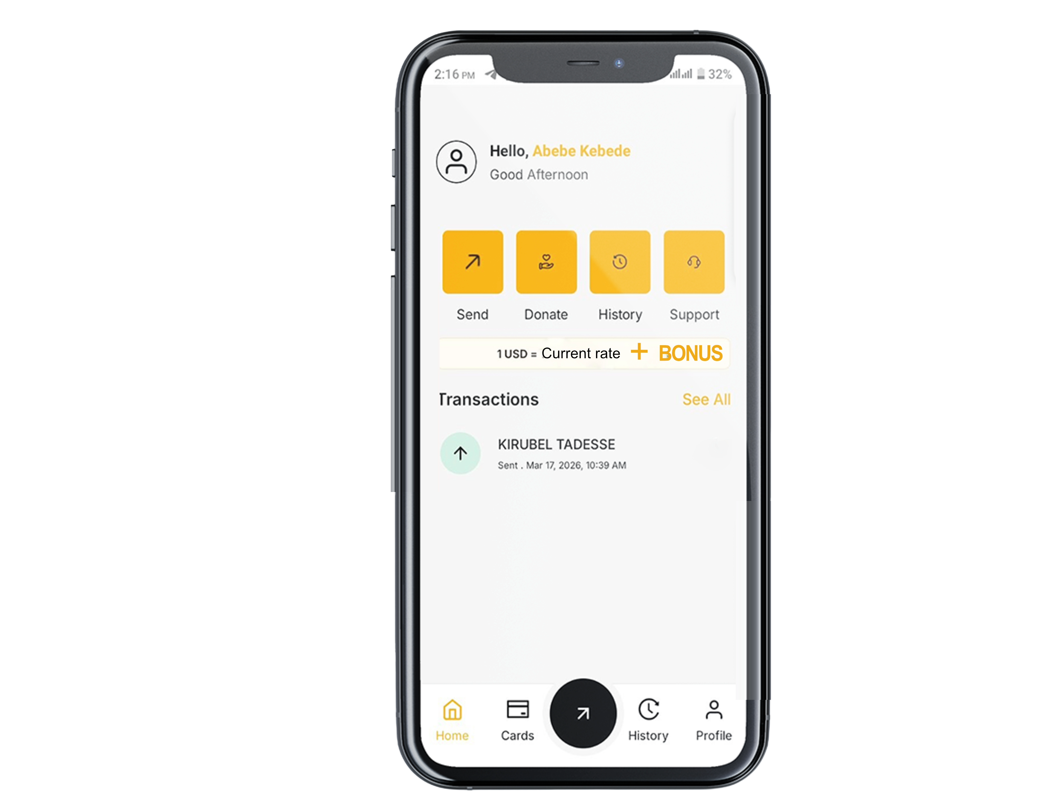 Abyssinia Remit App
